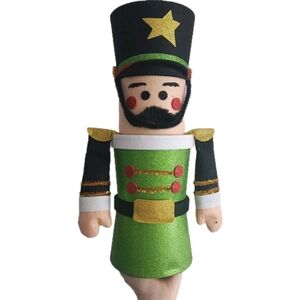 17.5" Nutcracker Soldier Decor with Hidden Storage